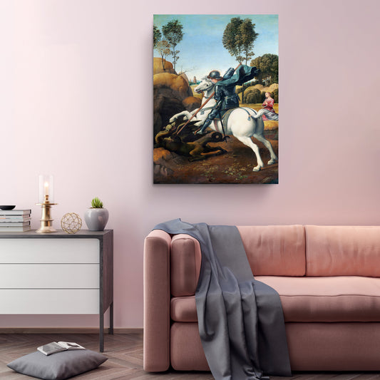 Saint George Canvas Print – Museum Quality Classic War Art on Canvas