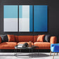 a living room with a couch and two chairs