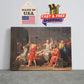Death of Socrates Canvas | Museum-Quality Art Print by Jacques-Louis David - Ready to Hang
