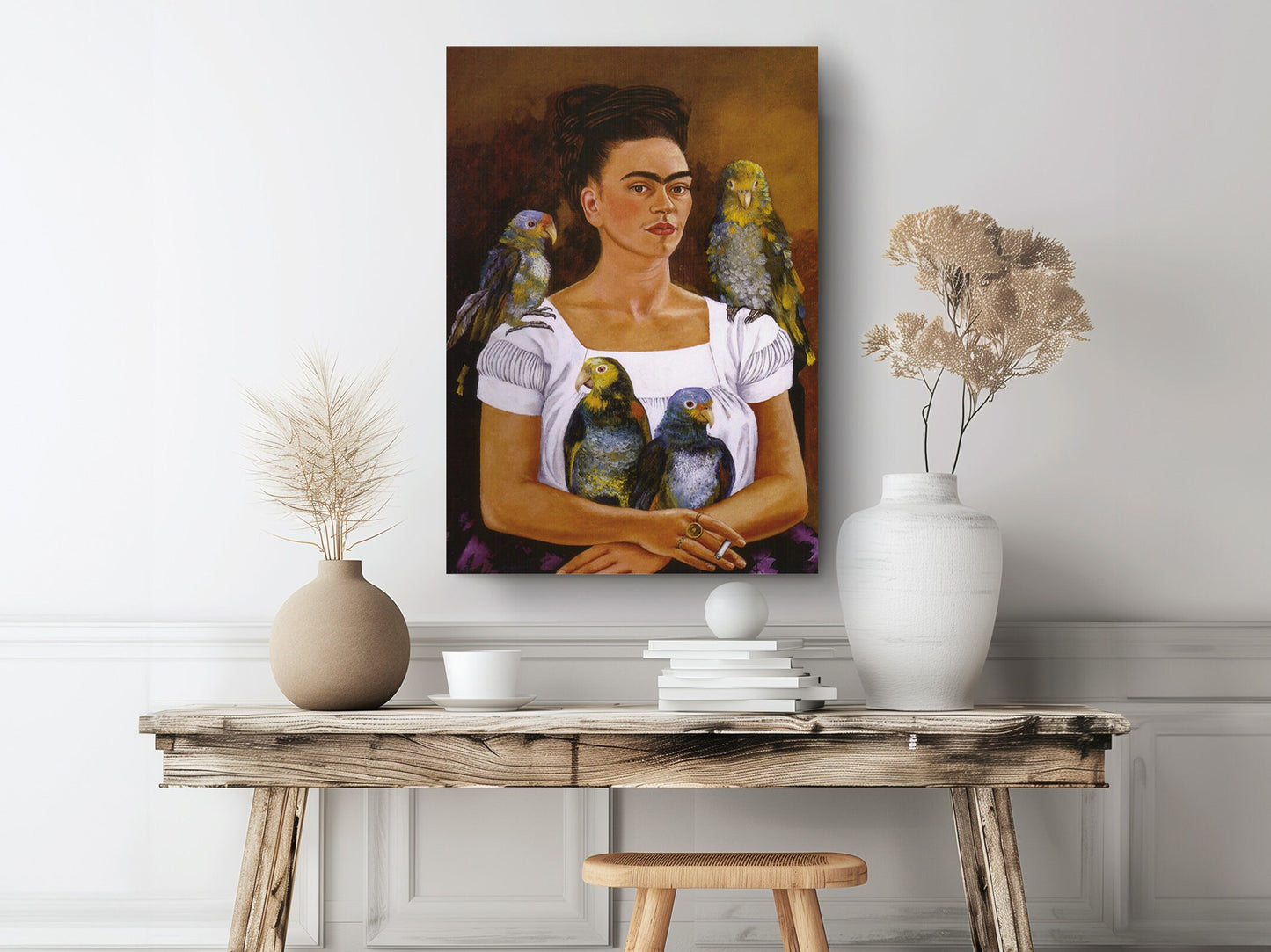 Frida Kahlo Canvas Print – Handcrafted Modern Wall Art | Museum Quality Prints