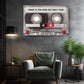 Motivational Canvas Print – Cassette Tape Decor | Inspirational Art Print Wall