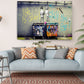 Banksy Canvas Print | Museum Quality Pee Boys Canvas with Urban Art Decor Appeal