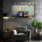 Banksy Canvas Print | Museum Quality Pee Boys Canvas with Urban Art Decor Appeal