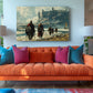 Viking Raid Canvas Print – Historic Wall Art | Ready to Hang or Rolled Canvas
