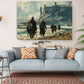 Viking Raid Canvas Print – Historic Wall Art | Ready to Hang or Rolled Canvas