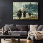 Viking Raid Canvas Print – Historic Wall Art | Ready to Hang or Rolled Canvas