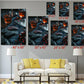 Poker Chips Canvas Art – Whiskey Wall Decor | Fun Night Art on Artist Grade Canvas
