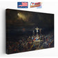 Religious Canvas Print – The Last Sigh of Christ by Julien Michel Gué | Museum Quality Art