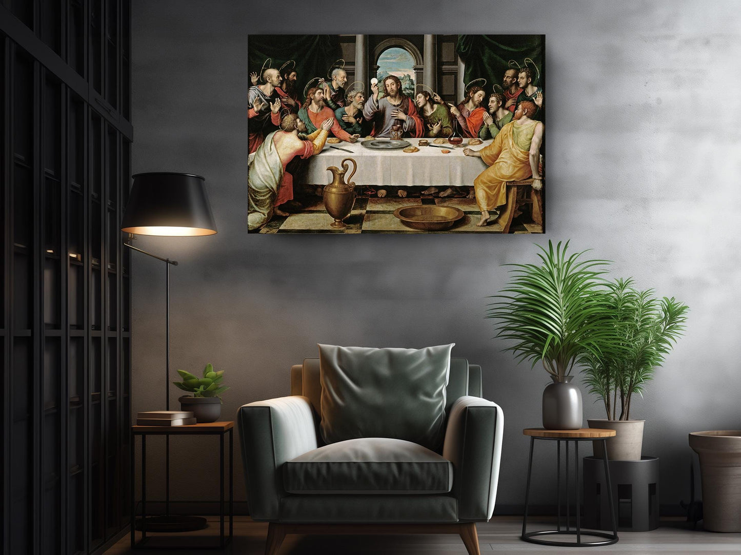 Last Supper Wall Art - Renaissance Oil Painting Canvas Art Print | Museum Quality