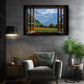 Mountain Canvas Art - Alpine Landscape Wall Art | Ready to Hang Canvas Print