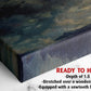 Norse Valkyries Canvas Art – Mythological Wall Art With Twilight Sky Artwork