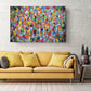 Street Art Canvas Print – Banksy Style Motivational Graffiti, Rolled or Ready to Hang
