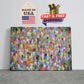 Street Art Canvas Print – Banksy Style Motivational Graffiti, Rolled or Ready to Hang