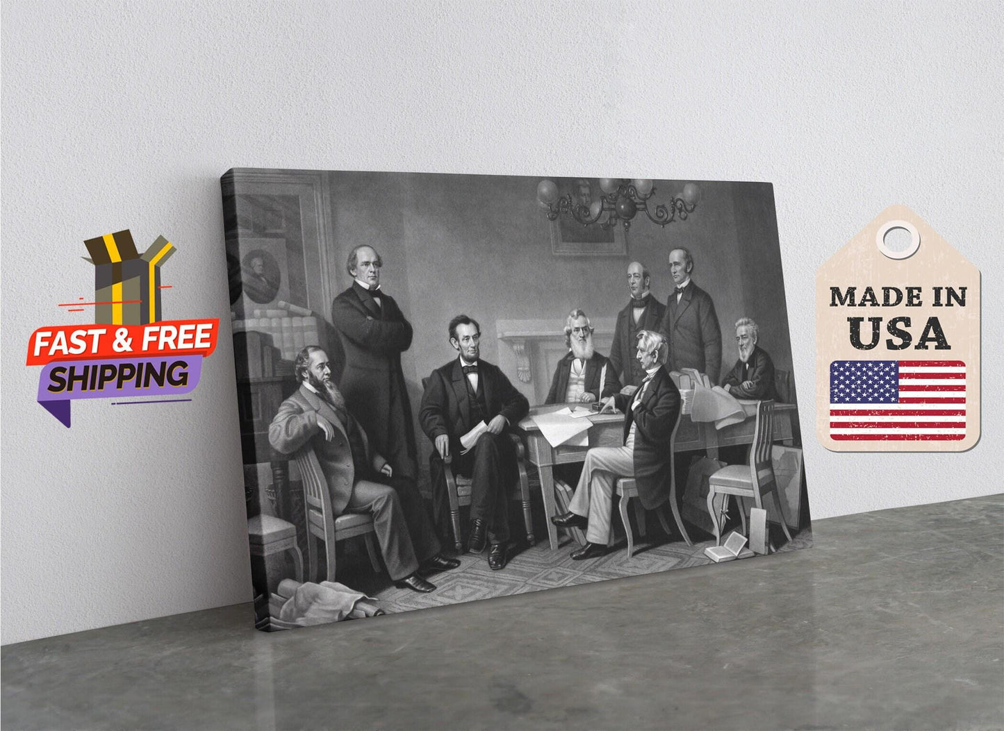 Emancipation Proclamation Print - Museum Quality Canvas Wall Art | USA Decor