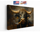 Cigar Canvas Print - Bold Modern Wall Art | Rolled or Ready to Hang Decor