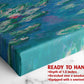 Monet Water Lilies Print – Modern Impressionist Wall Art on Canvas
