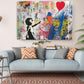 Banksy Canvas Print – Street Art Decor | Museum Quality Ready to Hang Wall Art