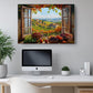 Tuscany Window Canvas | Rustic Farmhouse Canvas Wall Print - Italian Art