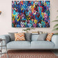 Spray Paint Canvas Print – Urban Graffiti Wall Art Heart Canvas Decor