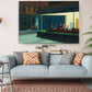 Nighthawks Canvas Print – Edward Hopper Art | Classic Diner Wall Decor