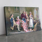 Betsy Ross Flag Print – US Flag Canvas | Independence Day Art Wall Decor