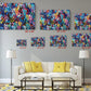 Spray Paint Canvas Print – Urban Graffiti Wall Art Heart Canvas Decor