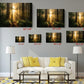 Forest Trail Canvas Print – Rustic Woodland Wall Art | Sunrise Nature Print