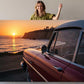 Sunset Beach Canvas Print - Coastal Wall Art | Rolled or Framed Canvas Artwork