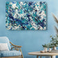 Blue Abstract Canvas Art – Modern Wall Prints | Framed or Rolled Canvas Decor