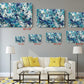 Blue Abstract Canvas Art – Modern Wall Prints | Framed or Rolled Canvas Decor