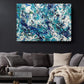 Blue Abstract Canvas Art – Modern Wall Prints | Framed or Rolled Canvas Decor