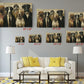 Dog Police Lineup Art - Humorous Canvas Wall Art | Ready to Hang or Rolled Print