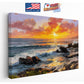 Ocean Waves Canvas Art – Coastal Wall Decor | Framed Or Rolled Seascape Print