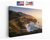 Big Sur Sunset Canvas | California Coast Art - Coastal Landscape Print, Ready to Hang