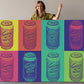 Pop Art Canvas Print – Retro Sparkling Water Wall Decor for Kitchen