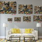 Cat Canvas Art - Funny Grocery Shopper Print | Colorful Kitchen Wall Decor