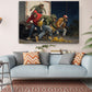 Funny Animal Canvas - Monkey Art Print | Street Scene Canvas Wall Art