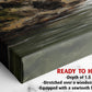 Rocky Mountain Canvas Art - Dramatic Cliff & Forest Landscape Wall Decor Print