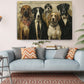 Dog Police Lineup Art - Humorous Canvas Wall Art | Ready to Hang or Rolled Print