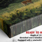 Forest Deer Canvas | Misty Landscape Nature Wall Art - Ready to Hang Print