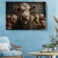 Funny Farm Animal Print - Wise Cow Professor Canvas Wall Art | Elite Canvas Art