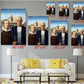 American Gothic Canvas Print – Classic Grant Wood Museum Quality Wall Art