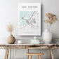 Abu Dhabi Canvas Print – Minimalist City Map Art | Rolled or Ready to Hang